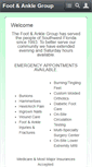 Mobile Screenshot of footandanklegroup.com